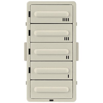 Leviton Countdown Timer 5-Button Color Change Kit, Light Almond